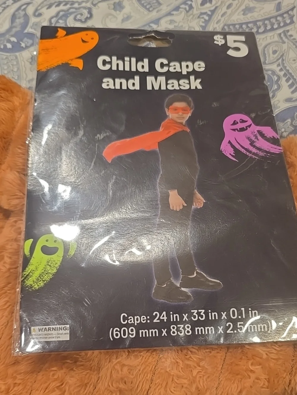 ❤️10/$13 New Child Red Cape and Mask - Kids Costume